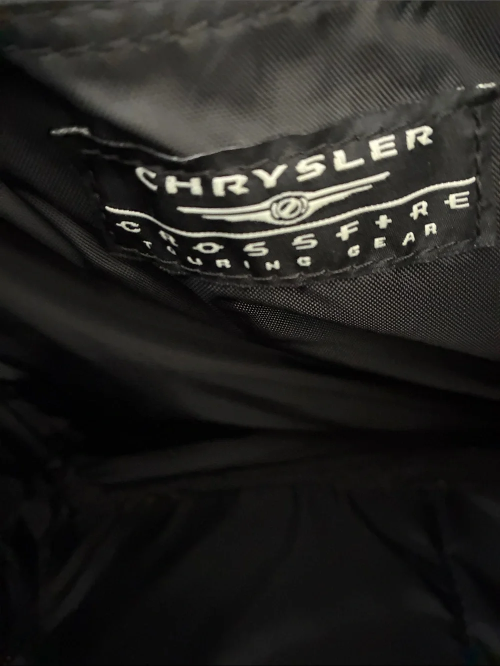 Chrysler Crossfire Touring Gear Duffel Bag Black Travel Satchel OEM with Strap